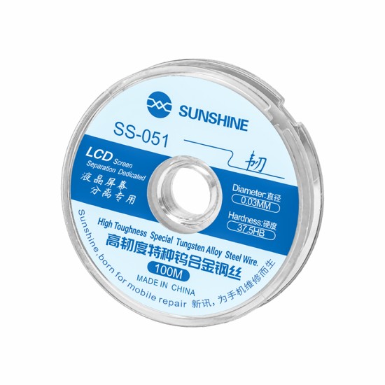 CUTTING WIRE SUNSHINE SS-051 LCD SCREEN SEARATION WIRE ULTRAFINE 0.03MM